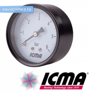 Манометр «ICMA» 1/4" аксиальное
