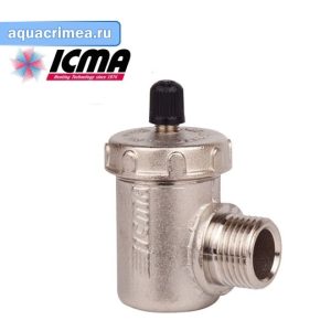 Воздухоотводчик угловой «ICMA» 1/2'' автоматический (715/82715AD06)