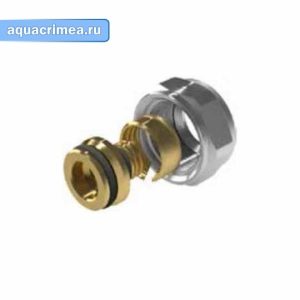 Универсальный соединитель «KAN-therm» UltraLine 16 PB G3/4" латунный разъемный