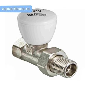 Клапан прямой «VALTEC» ВН 3/4" для радиатора (VT.008.N.05) ручной