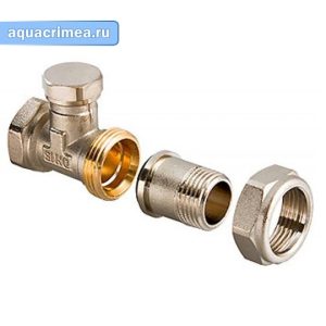 Клапан запорный VALTEC  3/4" (VT.020.N.05) для радиатора прямой