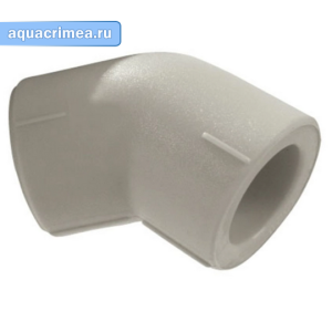 Колено «KAN-therm» PPR 90 45°  СЕРОЕ