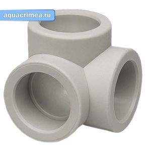 Колено тройное Wavin Ecoplastic 25 СЕРОЕ PPR