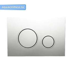 Панель смыва "Koller Pool" Twin Mat Chrome