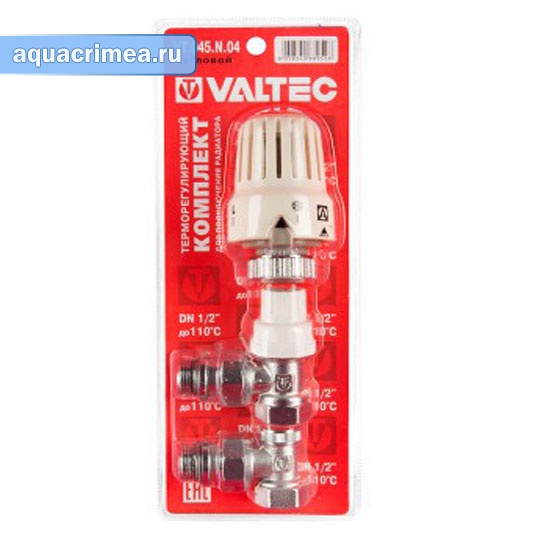 Комплект терморегулирующего оборудования «VALTEC» 1/2" угловой (VT.045.N.04)
