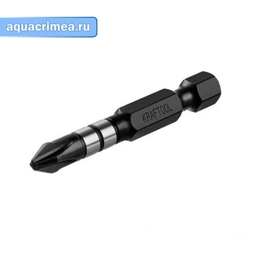 Бита «Kraftool» Impact Pro Philips тип хвостовика E 1/4" PH2, 50 мм (1 шт)