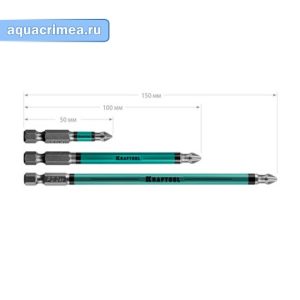 Бита «Kraftool» Optimum Line PH1, 50 мм, тип хвостовика E 1/4" (1 шт)