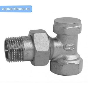 Кран прямой радиаторный «GROSS» 1/2" 3219 нижний