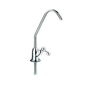 Кран  с керамическим переключателем 7,5 см-silver (F-07-2BC-L SILVER 1/4")