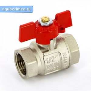 Кран шаровый "ICMA" ВВ 1/2 бабочкa pn50