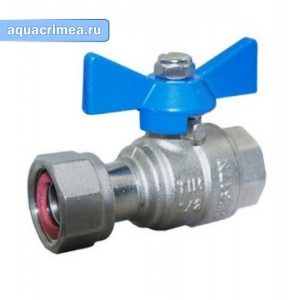 Кран шаровый с НГ прямой ВВ 1/2" TIM