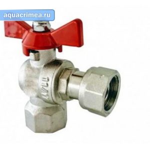 Кран шаровый с НГ угловой ВВ 3/4" TIM