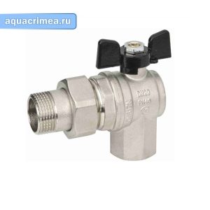 Кран шаровой с американкой угловой ВН 1/2" ТСМ ремонтопригодный