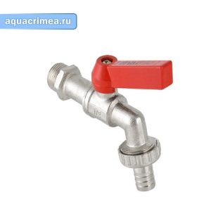 Кран водоразборный «VALTEC» 1/2" со съемным штуцером (VT.051.N.04) стандартнопроходной