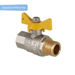 Кран шаровой газовый «VALTEC» ВН 3/4" бабочка (VT.278.N.05) полнопроходный