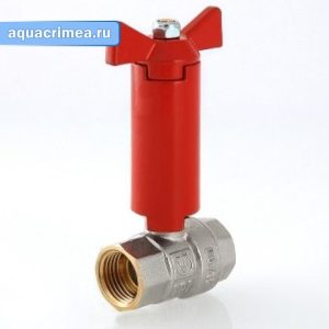 Кран шаровой «VALTEC» ВВ 3/4" с удлиненным штоком (VT.250.N.05) бабочка