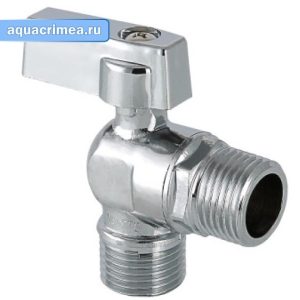 Кран шаровой угловой «VALTEC» НН 1/2х1/2" (VT.392.N.04) приборный