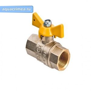 Кран шаровой «Valtec» ВВ 1/2" газовый (VT.277.N.04) бабочка