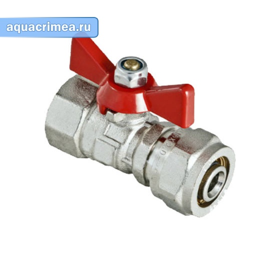 Кран шаровой «VALTEC» 16х1/2" с обжимным соединением (VT.342.N.1604)