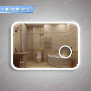 Зеркало «КЗСК» 341л2 с LED подсветкой 9,6 Вт/м (70х100 см)