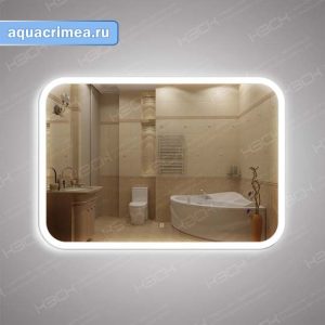 Зеркало «КЗСК» 341ск 70х100 см с LED подсветкой 9,6 Вт/м с сенсорным выключателем
