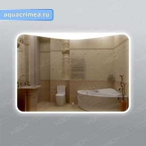 Зеркало «КЗСК» 552ск с LED подсветкой 9,6 Вт/м 70х100 см с сенсорным выключателем