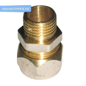 Муфта обжимная «AQUALINK» НР 20х1/2"