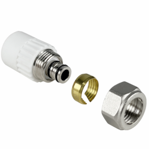 Муфта для соединения PPR-PE труб 20х16 Valfex