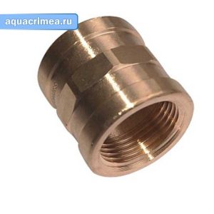 Муфта ВВ 1 1/2" бронза