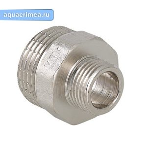 Ниппель переходной «VALTEC» 3/4"х1/2" никель (VTr.580.N.0504)