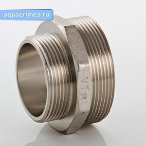 Ниппель переходной «VALTEC» 1"х1/2" никель (VTr.580.N.0604)
