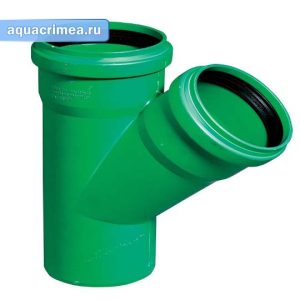 Тройник SN10 «Ostendorf» KG2000EA 160/160/45° наружный