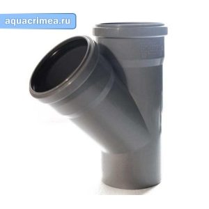 Тройник канализационный «Ostendorf HTEA 50/40х45» для внутренней канализации