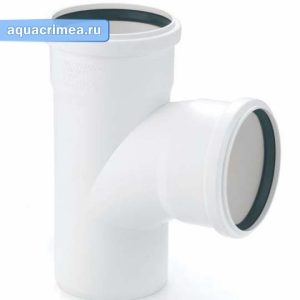 Тройник канализационный «Ostendorf» HTEA 50/50x87° белый
