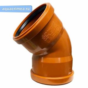 Отвод двухраструбный радиальный «Ostendorf» KGBD 2М SW 110x30°