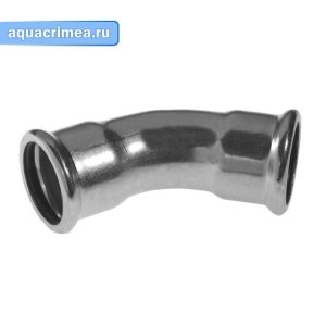 Отвод 45 гр. press KAN-Therm Steel C1413 (35x35 мм)