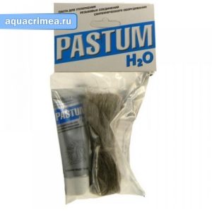 Паста для уплотнения "PASTUM H20" 70г (туба) + лен 15г