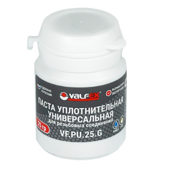 Паста уплотнительная универсальная VALFEX 25 г (Вода, газ)