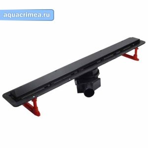 Трап линейный «Pestan» Confluo Frameless Line 750 Black Matte