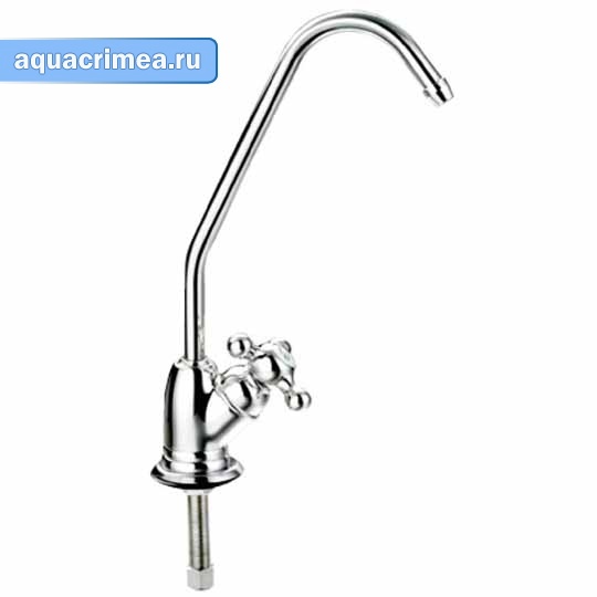 Кран «Raifil» F-06-2BC-L silver 1/4 поворотный