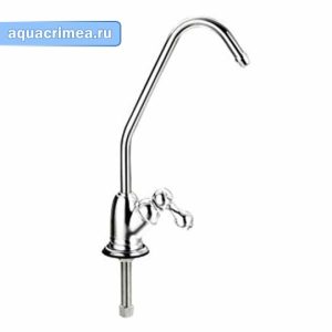 Кран «Raifil» F-07-2BC-L 1/4 silver полуоборотный