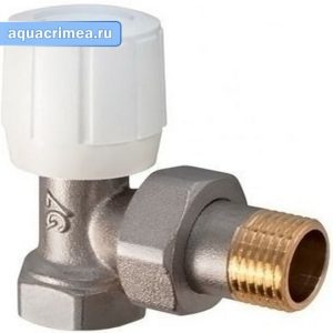 Регулирующий угловой клапан «AQUALINK» 1/2" для радиатора