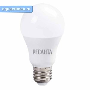 Лампа светодиодная «Ресанта» LL-R-A60-13W-230-3K-E27 (груша, 13Вт, тепл, Е27)