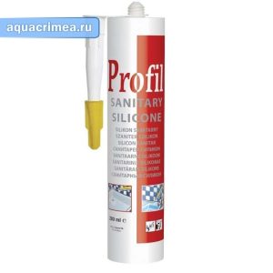 Герметик силиконовый «SAUDAL» Profil Sanitary Silicone 270 мл бесцветный, санитарный (124253)