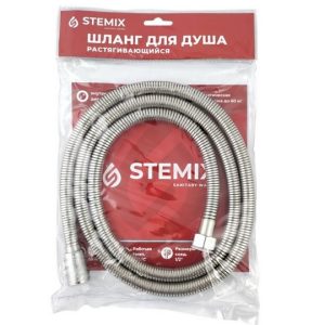 Шланг для душа, 360°, 175-215 см STM 402-2 STEMIX