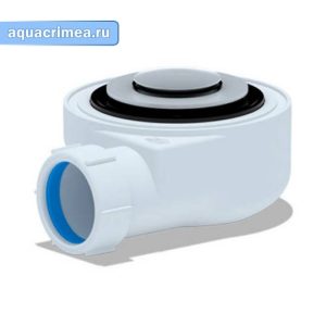 Сифон для душевого поддона 50*40 h 53 Сlick-Clack с гофрой 40*50 Ani Е455CL АНИ пласт