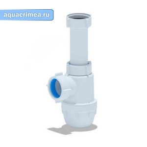 Сифон для раковины АНИ Пласт Юнг BM1020 - 1"1/4 x 32 (без выпуска)