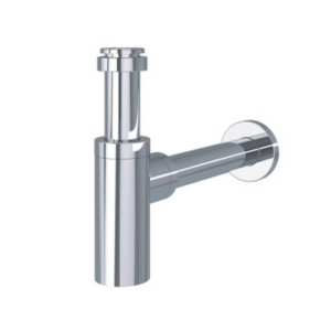 Сифон латунный Arrowhead 1-1/4", рег высоты 120мм, отвод 300мм, Chrome