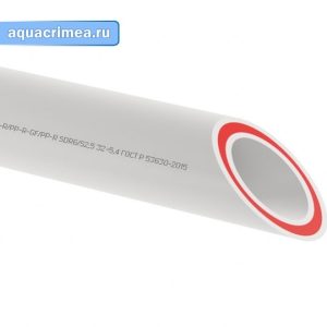 Труба «SLT Aqua» 32х5,4 мм  PN20 армированная стекловолокном