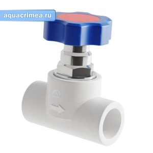 Вентиль «SLT AQUA» 25 мм полипропиленовый (10/70)